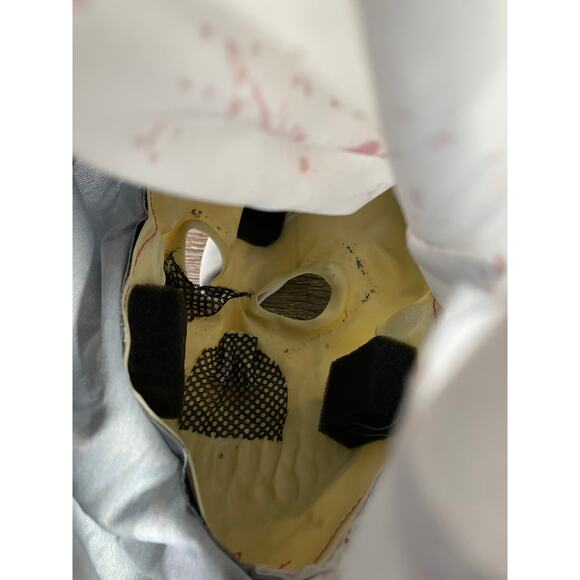 Adult Evil Jester Skull Mask Carnival OSFA Bloody Joker Halloween Costume Prop - Picture 6 of 10